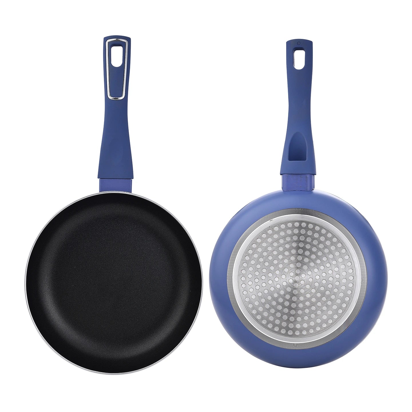 3 Sartenes de Aluminio Prensado Azul Land + 3 utensítlios de cocina - San Ignacio